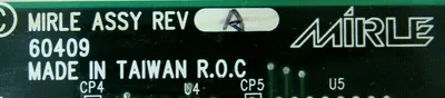 USED MIRLE 60409 CIRCUIT BOARD REV A