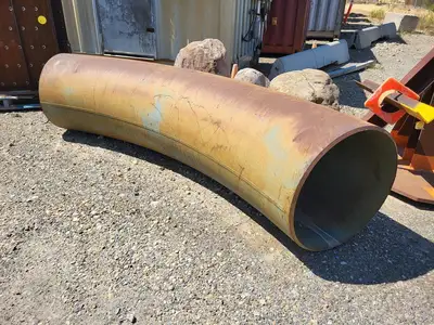 28.5in. ID Pipe Bend Fitting, 30.25in. OD, 9.5ft. Length, 7/8in. Thickness