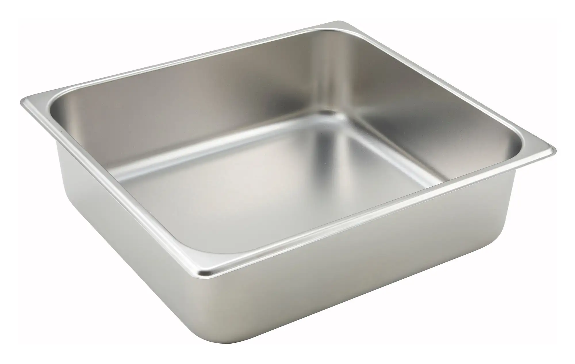 Straight-sided Steam Pan, 2/3 Size, 4", 25 Ga S/S (6 Each)