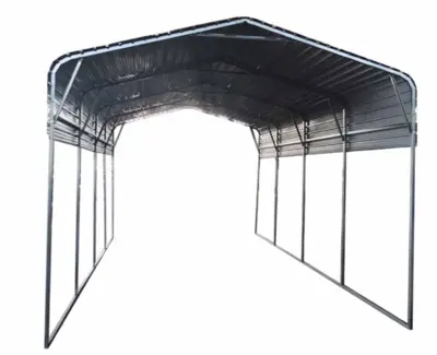 Landhonor 11 x 19 Ft  Metal Garage Shed with Double Front Doors (LHR-MS1119)