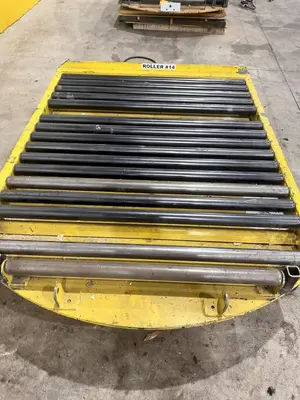 60" X 48" 4000 LB ECONO LIFT HYDRAULIC SCISSOR LIFT TABLE WITH ROTARY TOP: STOCK #20957