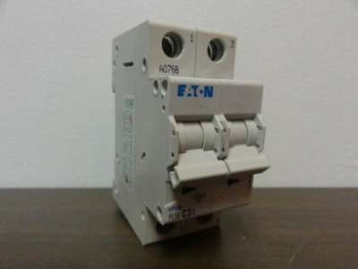 EATON PLS6-C3/2 2 POLE, 3A, CIRCUIT BREAKER