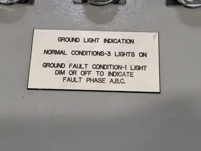 Type 1 Enclosure 10"x10"x6" w/ Ground Light Indication Assembly