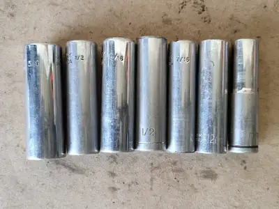 7mm - 18mm and 1/4" - 1-1/4" Assorted Deep Socket Set (34 pcs)