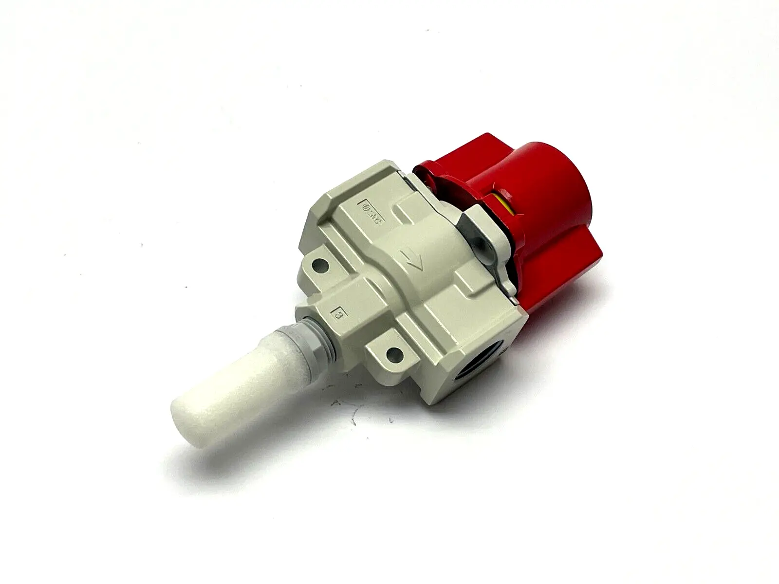 Used SMC Manual Lockout Single Action Relief Valve 3-Port Pump & Valve Parts Michigan US | Maverick Industrial Sales #1487595