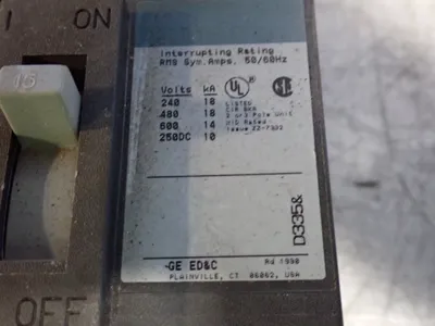 Used GE TED136015WL Circuit Breakers Ohio US | HGR 24 #911372