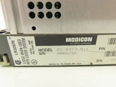 Modicon AEG AS-B873-011 Analog Input Module  -10 To + 10VDC