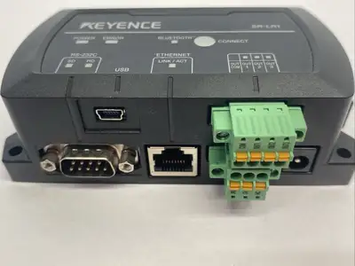Used KEYENCE Communication Unit (Ethernet & RS-232C) Bluetooth Ver. 2.1 PLC Ethernet Equipment Michigan US | Maverick Industrial Sales #1393321