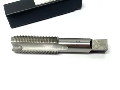 USED INTERSTATE SPIRAL POINT TAP: 1-12 UNF, 3 FLUTES, PLUG CHAMFER, 3B CLASS