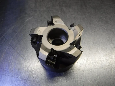 Korloy 2.5" Indexable Facemill 1" Arbor HRMDCA13250HR-5-D1 (LOC2746B)