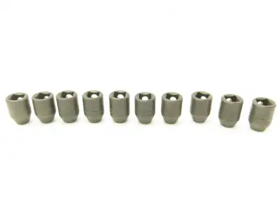 Williams 7206M 3/8" Drive 6MM 6 Point Impact Socket Shallow 1" OAL Lot of 10