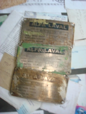 (3) Alfa-Laval MAB 204S-14-60 oil purifiers, SS.