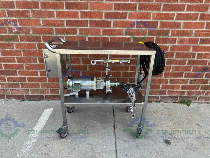 Used STAINLESS STEEL CIP CART W/ FRISTAM FPX721-140 CENTRIFUGAL PUMP, 1 HP Pumps | Equipment Lab #486508