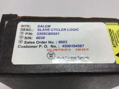 Westinghouse 3359080G01 Slave Cycler Logic Board