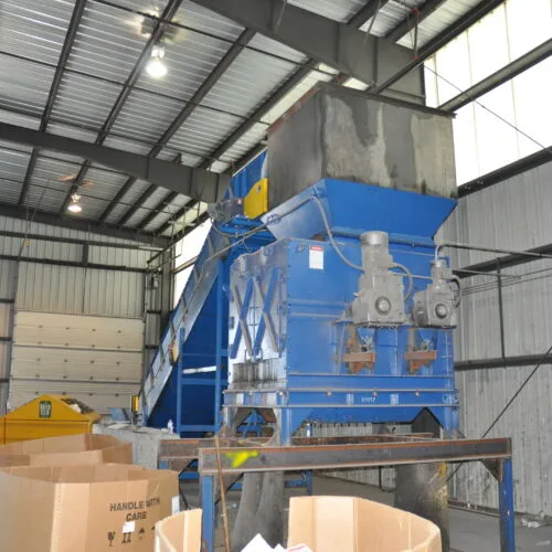 American Pulverizer Bag Opener with Infeed