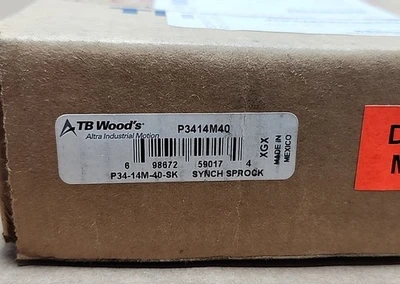NEW TB WOODS P34-14M-40-SK