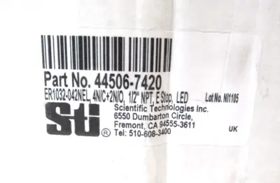 NEW STI 44506-7420 SAFETY SWITCH ER1032-042NEL 445067420