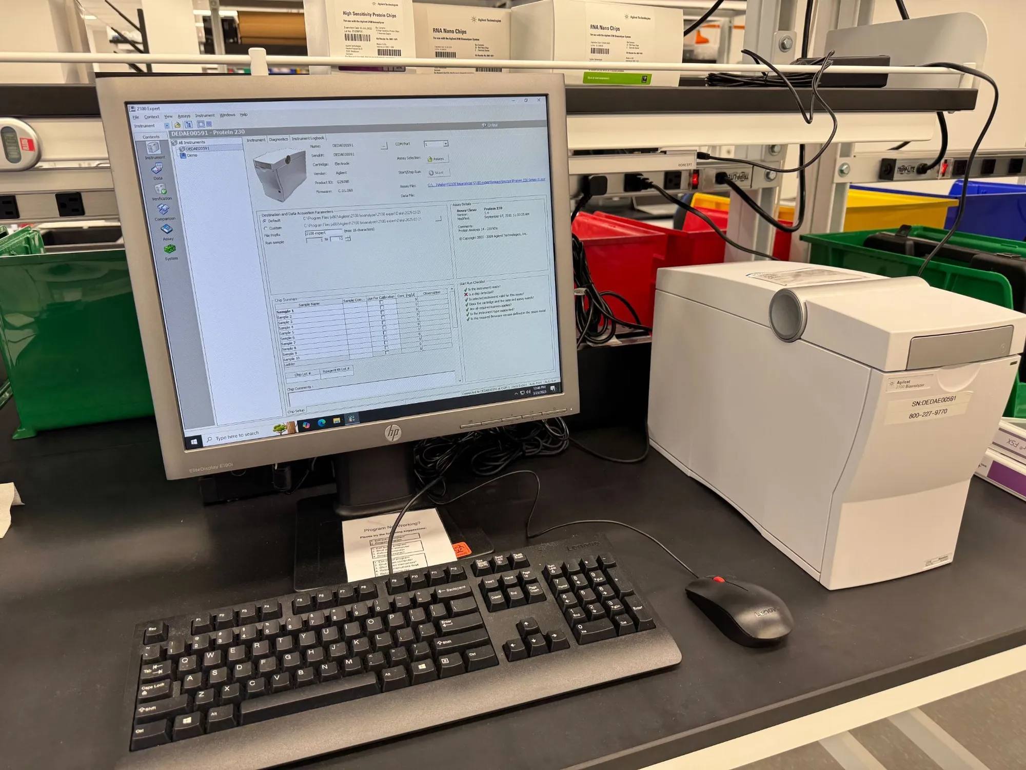 USED Agilent Technologies 2100 Bioanalyzer