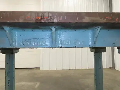 Vintage Precision Steel Welding Layout Table 72x36" Cast Iron 1-3/4" Top
