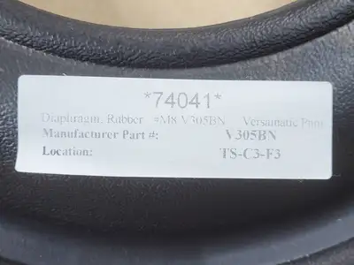 Diaphragm Rubber M8 V305BN