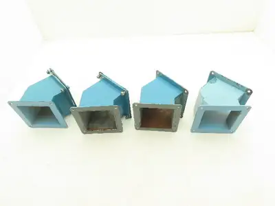 Wiegmann JWL454 4"x4" Wireway 45° Elbow Feed-Through Lot of 4