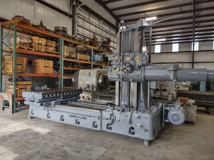 1952 GIDDINGS & LEWIS 340T Boring Mills, Table Type | N & R Machine Sales