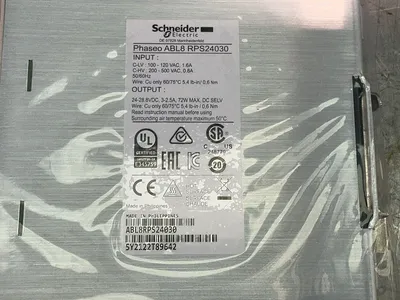 New | in-Stock SCHNEIDER ELECTRIC ABL8 RPS24030 DIN Rail Power Supplies Ohio US | HGR 24 #1263334