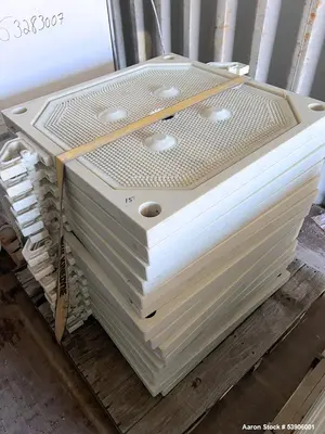 Used Evoqua J-Press 800G32 Filter Press – 313 Sq. Ft., 100 PSI, Built 2019