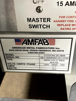 72-0386 Royston Amfab Mobile Island Chicken Hot Case
