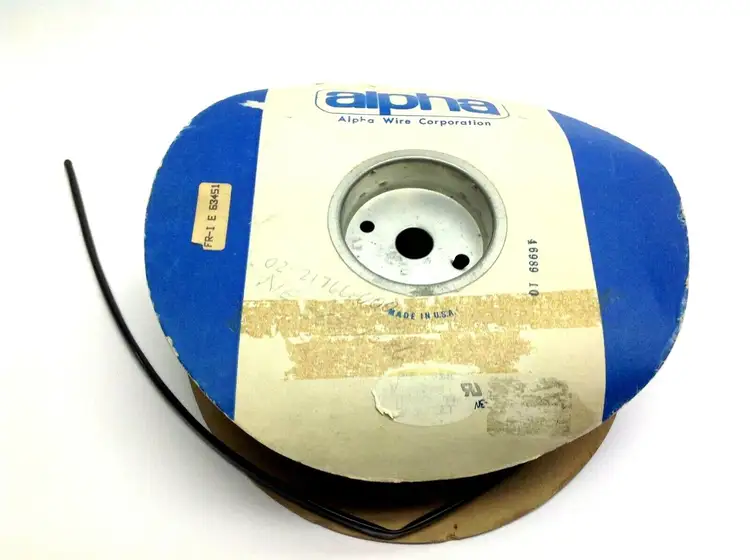 New | in-Stock Alpha Wire 5170 Sleeve Black 100’, Approx, 1/4” Diameter Cable & Wire Michigan US | Maverick Industrial Sales #1495589