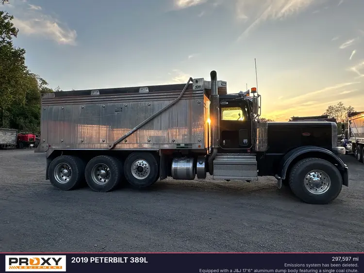 Used 2019 PETERBILT 389L Dump trucks Pennsylvania US | Proxy Equipment #1378471