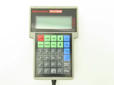 Micromatic Textron 262615 Robot Teach Pendant Keypad Handheld Controller