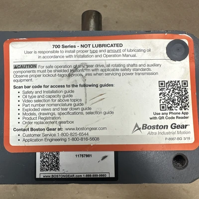 NEW BOSTON GEAR 724-40-G