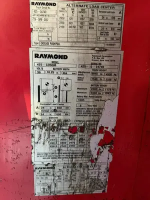 Used RAYMOND 4250-C35QM 3-Wheel Stand up Electric Counterbalance Forklifts Kentucky US | Trustworthy Equipment #1403630