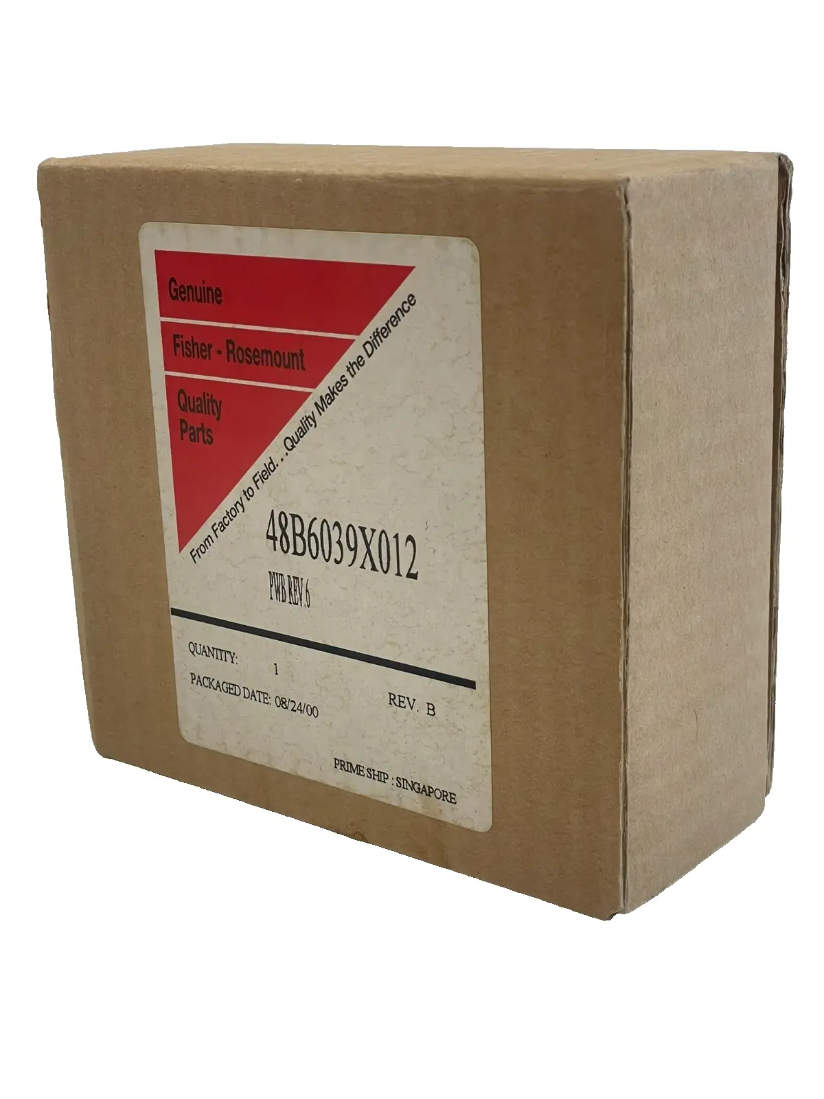 NEW FISHER-ROSEMOUNT 48B6039X012 REV.B PWR ASSY, DVC5000 PWB REV.6