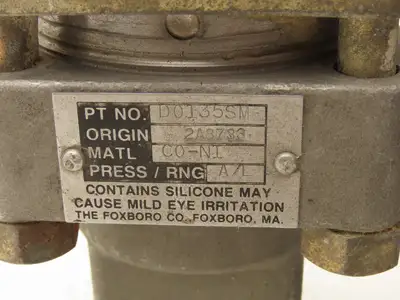 Foxboro 821AM-IK1NL2 Pressure Transmitter/Transducer Electronic 12-65VDC 50PSI