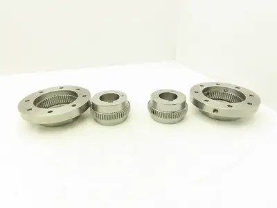 Ameridrives F201.5 EB FB 1-5/8 1-3/4 Gear Coupling Sleeves & Hubs Set w Hardware
