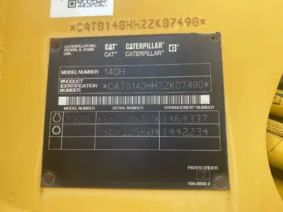 2002 Caterpillar 140H