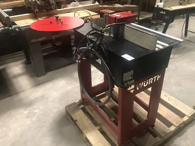 USED WURTH COMBINATION CBC-162 & RBB-1000 PORTABLE EDGE-BANDER AND TRIMMER