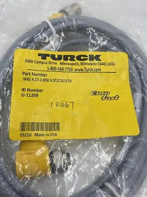New | in-Stock TURCK TURCK WKE 4.5T-2-RSE 4.5T/CS11574 Sensors | ND Industrial Surplus #1214184