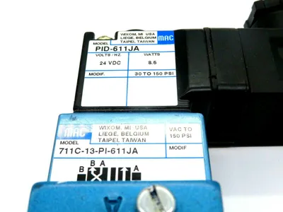 NEW MAC VALVES 711C-13-PI-611JA SOLENOID VALVE 711C13PI611JA