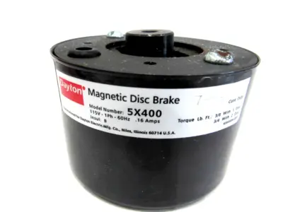 NEW DAYTON 5X400 MAGNETIC DISC BRAKE 115V 1PH 60HZ .16AMP