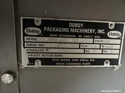 Used DOBOY SUPER MUST Horizontal Lap Sealers Illinois US | Aaron Equipment #87215