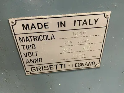Used 1979 GRISETTI RTA800 Cylindrical Grinders Including Plain & Angle Head Ohio US | HGR 24 #1549602