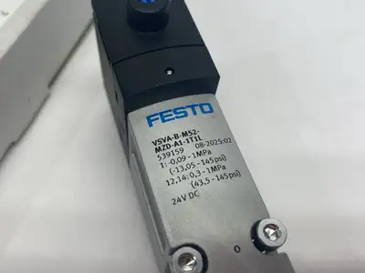 New | in-Stock Festo Pneumatic Solenoid Valve 5/2 Monostable 539159 Solenoid Valves Michigan US | Maverick Industrial Sales #1391427