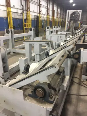 4" AME AUTOMATIC TUBE / BILLET COLD SAW CUTTING SYSTEM: STOCK #18072