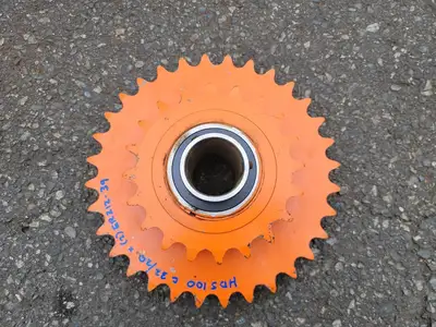 Idler Roller Chain Sprocket HDS100C32100C20207I, Double Single, Size 100