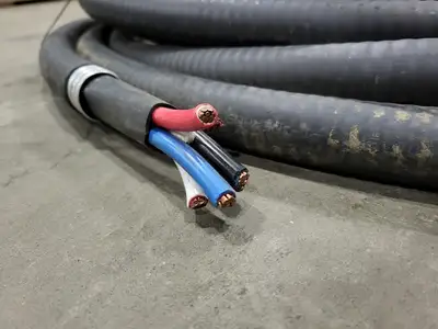 Teck Cable TECK90 2 AWG 4 Conductor 1000V w/ Ground
