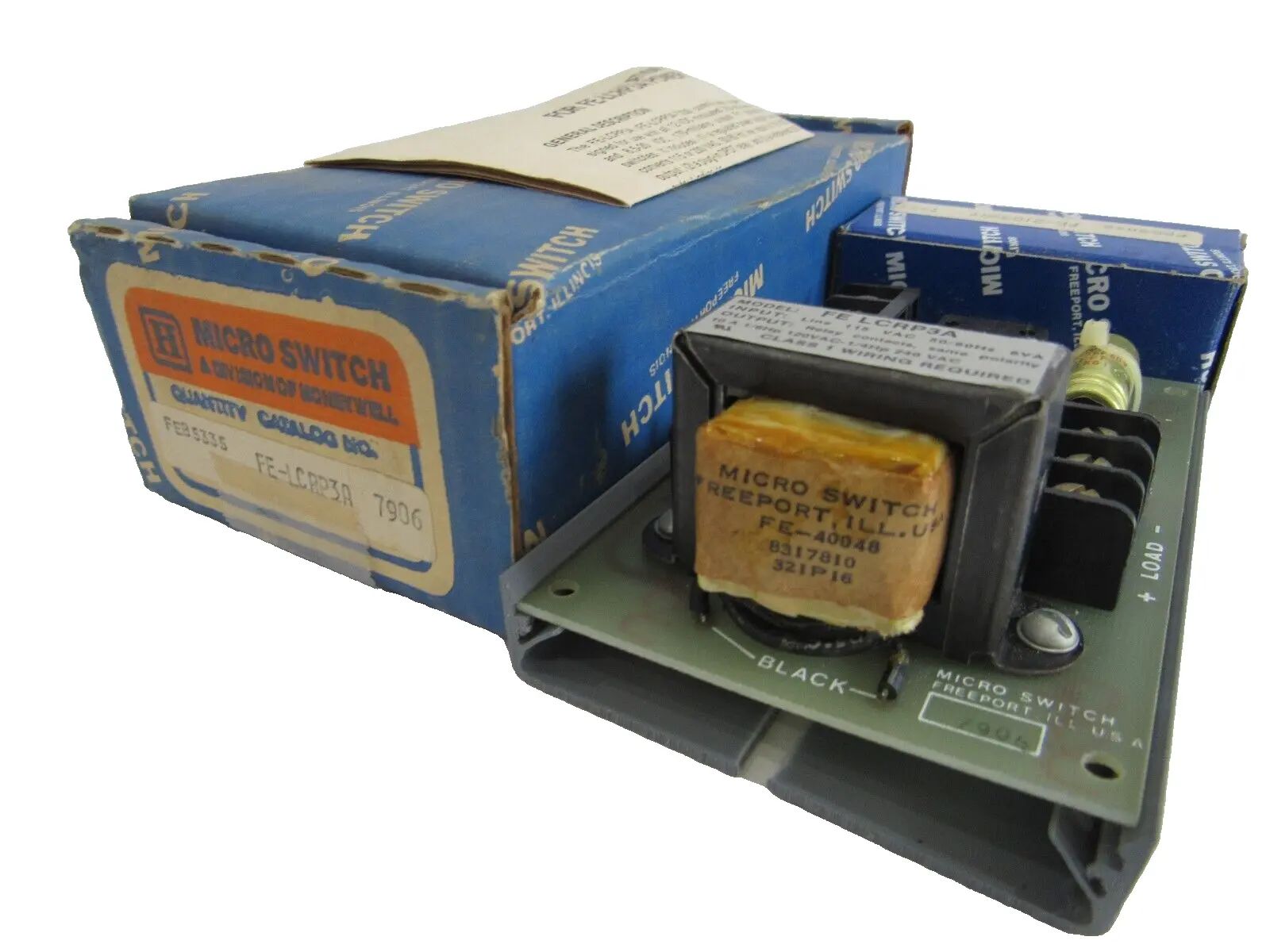 NEW HONEYWELL MICROSWITCH FE LCRP3A POWER SUPPLY CONTROL BASE