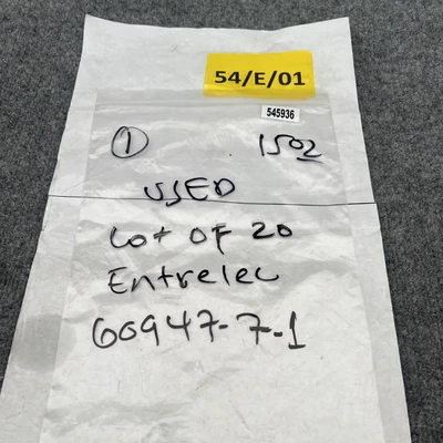 Used Entrelec 60947-7-1 Terminal Blocks California US | Davliegogo LLC #1707936
